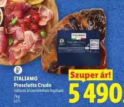 Lidl Itali amo prosciutto crudo ajánlat