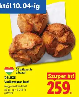 Lidl Deluxe vadkovászos buci ajánlat