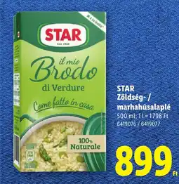 Lidl Star zöldség-marhahúsalap ajánlat