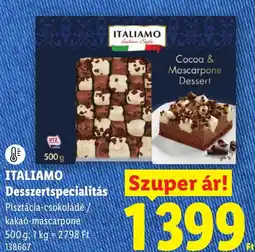 Lidl Italiamo desszertspecialitás ajánlat