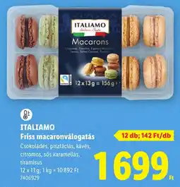 Lidl Italiamo friss macaronválogatás ajánlat