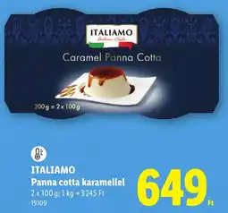 Lidl Italiamo panna cotta ajánlat