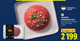 Lidl Faluvégi tatárbeefsteak alap ajánlat