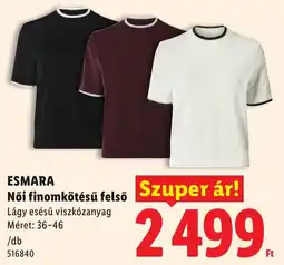 Lidl Esmara női finomkötésű felső ajánlat