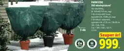 Lidl Parkside téli növénytakaró ajánlat