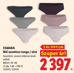 Lidl Esmara női seamless tanga / alsó ajánlat