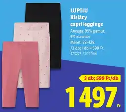 Lidl Lupilu kislány capri leggings ajánlat
