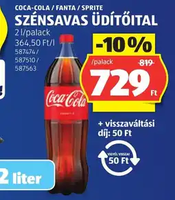 ALDI Coca-Cola szénsavas üdítőital ajánlat