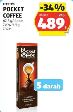 ALDI Ferrero pocket coffee ajánlat