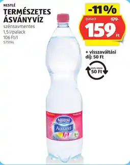 ALDI Nestlé természetes ásványvíz ajánlat