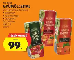 ALDI Rio d'oro gyümölcsital ajánlat