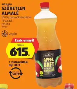 ALDI Rio d'oro szűretlen almale ajánlat