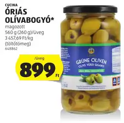 ALDI Cucina óriás olívabogyó ajánlat