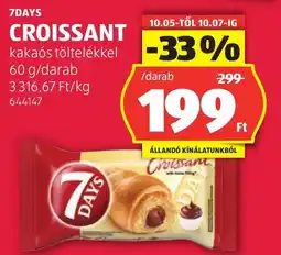 ALDI 7days croissant ajánlat
