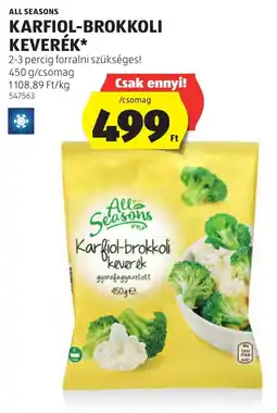 ALDI All Seasons karfiol-brokkoli keverék ajánlat