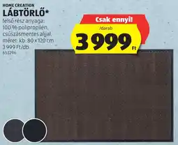 ALDI Home Creation lábtörlő ajánlat