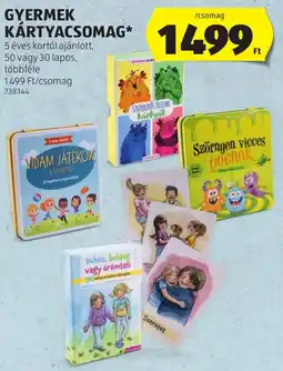 ALDI Gyermek kártyacsomag ajánlat
