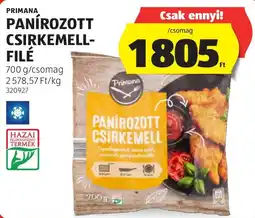 ALDI Primana panírozott csirkemell-filé ajánlat