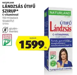 ALDI Naturland lándzsás útifű szirup ajánlat