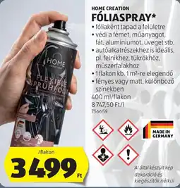 ALDI Home Creation fóliaspray ajánlat
