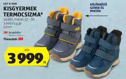 ALDI Lily & Dan kisgyermek termocsiszma ajánlat