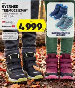 ALDI L&D gyermek termocszima ajánlat