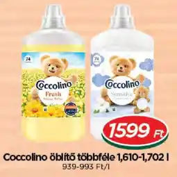 Real Coccolino öblítő ajánlat