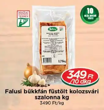 Falusi bükkfán füstölt kolozsvári szalonna
