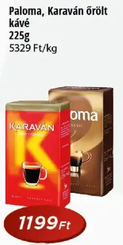 Real Paloma, Karaván őrölt kávé ajánlat