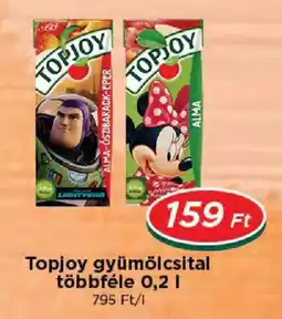 Real Topjoy gyümölcsital ajánlat