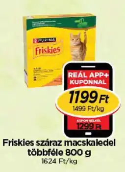 Real Friskies száraz macskalel ajánlat