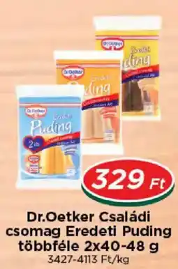 Real Dr.Oetker Családi csomag Eredeti Puding ajánlat