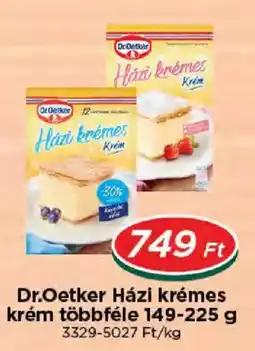 Real Dr.Oetker Házi krém ajánlat