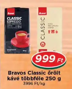 Real Bravos classic örölt kávé ajánlat