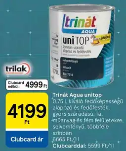 Tesco Trinát aqua unitop ajánlat