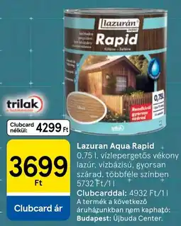 Tesco Lazuran aqua rapid ajánlat