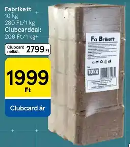 Tesco Fa brikkett ajánlat