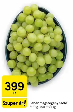 Tesco Fehér magszegény szőlő ajánlat