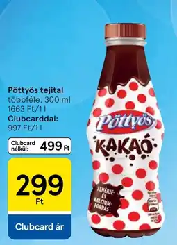 Tesco Pöttys tejital ajánlat