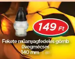 Real Fekete műanyagfedelű gömb üvegmécse ajánlat