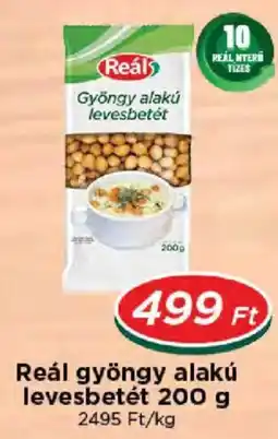 Real Reál gyöngy alakú levesbetét ajánlat