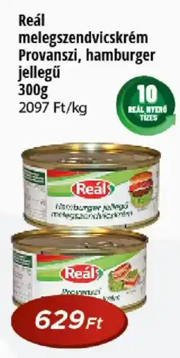 Real Real melegszendvicskrem ajánlat