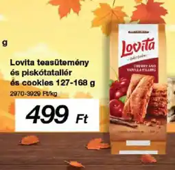 Real Lovita teasütemény és piskótatallér és cookies ajánlat
