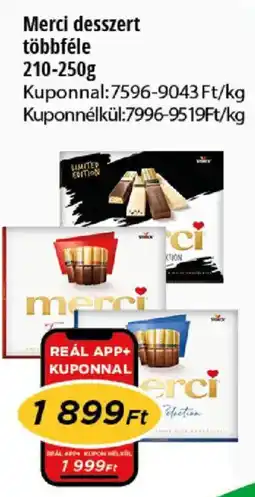 Real Merci desszert ajánlat