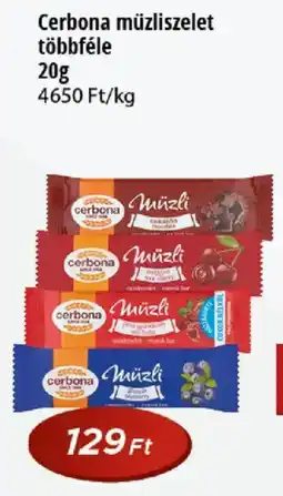 Real Cerbona müzliszelet ajánlat