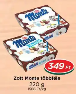 Real Zott Monte ajánlat