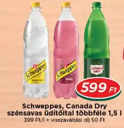 Real Schweppes canada dry szénsavas üdítőital ajánlat