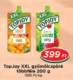 Real Topjoy xxl gyümölcspüré ajánlat