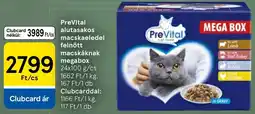 Tesco PreVital alutatasakos macskaeledel ajánlat