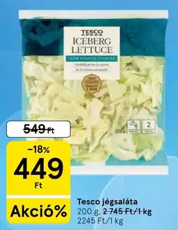 Tesco Tesco jégsaláta ajánlat